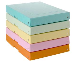 PureBox Pastel A4 40mm - Couleurs assorties pastels