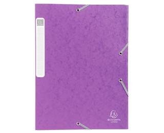 Boite de classement Cartobox Dos 25mm Carte lustrée - A4 - Violet