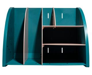 Organiseur de bureau The Organizer Skandi - Bleu Pacifique/Nude