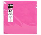 Paquet de 40 serviettes micro-gaufrées ouate 2 plis - 38x38 cm