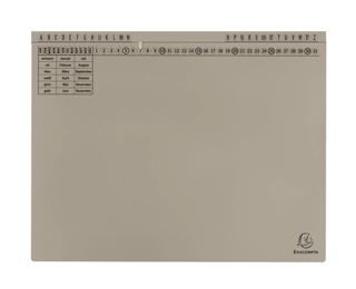 Exaflex Standard, Hängehefter mit 1 Abheftvorrichtung, 265x318mm, Packung mit 25 Stück - Grau