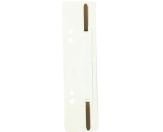 Fixe-dossiers à lamelle polypropylène - Blanc