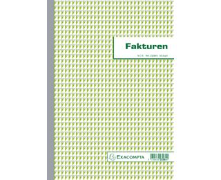 Facturen 29,7x21cm 50 blad doorschrijfpapier dupli - Nederlandstalig