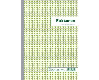 Facturen 29,7x21cm 50 blad doorschrijfpapier dupli - Nederlandstalig