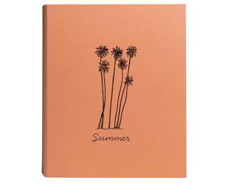 Album photos classeur 60 pages noires Summertime - Orange