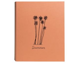 Exacompta Summertime Photo Binder, 60 Black Pages - Orange