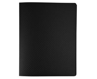 Portalistino Opak polipropilene 500 micron, 20 buste liscio - 17x22 - Nero