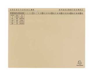 Exaflex Standard, Hängehefter mit 1 Abheftvorrichtung, 265x318mm, Packung mit 25 Stück - Elfenbein