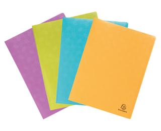Protège-documents en PP recyclé semi-rigide Pop'N Co - 80 vues - Couleurs assorties