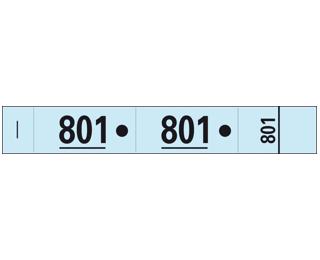 Carnet de 50 tickets vestiaires numérotés de 3 volets (dont 2 volets avec trous) - Format 20x3 cm 