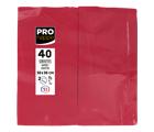 Tissue-Servietten, Packung mit 40 Stück, mikrogeprägt (Point-to-Point), 2-lagig, 1/8 Kopffalz, 38x38 cm