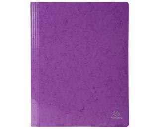 Chemise à lamelle carte lustrée pelliculée 355gm2 Iderama - A4 - Violet