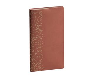 Agenda de poche Eurotime 16 Amélie 8,5 x 16 cm Semainier Janvier à décembre 2026 - Terracotta