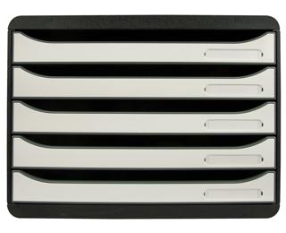 Module de classement Big Box Plus horizon 5 tiroirs Glossy 