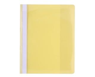 Cartelline di presentazione ad aghi, qualità premium in PVC - A4+ - Giallo