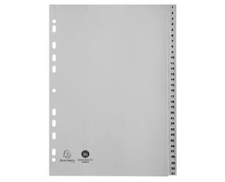 Indices PP A4 31Pt 1-31 Grey - Grey