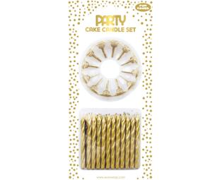 Set de 24 bougies pour gâteau