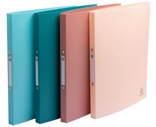 Classeur souple 2 anneaux PP recyclé Skandi - Couleurs assorties