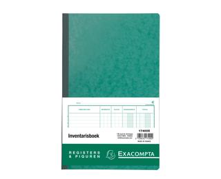 Piqûre Livre d'inventaire - avec feuille d'identification - texte NL - 80 pages
