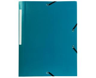 Linicolor 3 Flap Folder With Elastic Straps Opaque Polypropylene A4 - Dark green