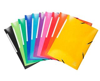 Chemise à élastiques 3 rabats Maxi capacity carte lustrée pelliculée 425gm2 Iderama A4 