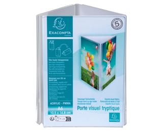 Porte-visuel tryptique A6 