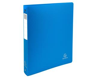 Classeur 4 anneaux 30mm polypropylène OPAK rigide 10/10e - A4 Maxi. - Bleu clair