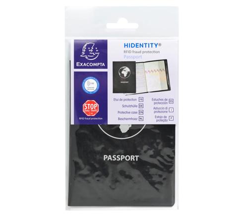 Étui De Voyage Pour Passeport – Imperméable, Protection RFID, Bandoulière Réglable, 23.5x15 Cm – Noir