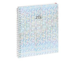 Cahier de textes Holographik Diamant 17 x 22 cm - Visuel