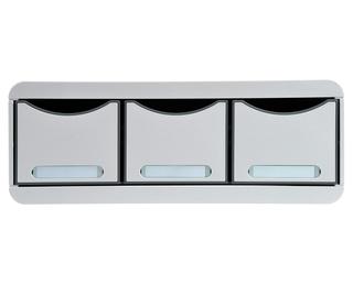 TOOLBOX MAXI 3 lades Office - Lichtgrijs