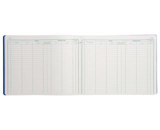Registre 25x32cm - Registre des visites 25 lignes 80 pages - Couleurs assorties