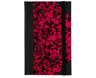 Carnet Marbre 170x110, 192 pages lignées - Rouge
