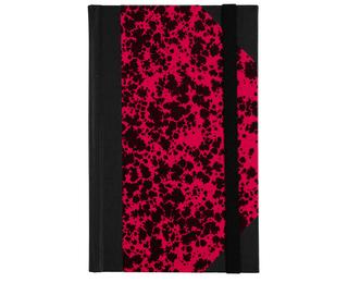 Carnet Marbre 170x110, 192 pages lignées - Rouge