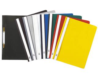 Exacompta PP Flat Bar Presentation Folders - Assorted colours