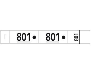 Exacompta Cloakroom Tickets - White