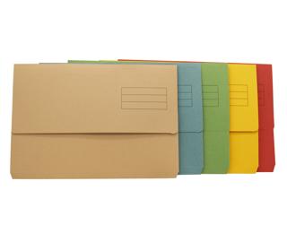 Exacompta Document Wallet (A4+/250gsm) - Assorted colours
