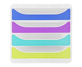 Cassettiera Big Box 4 cassetti Chromaline - Colori assortiti