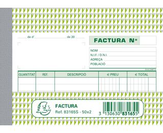 Talonarios anónimos - Facturas - Català