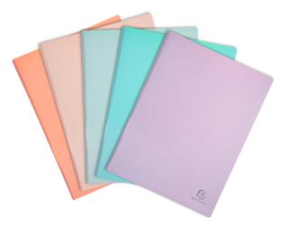 Protège-documents en polypropylène semi-rigide Aquarel PP 80 vues - A4 - Couleurs assorties