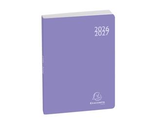 Agenda Forum Color Soft Harmony 12 x 17 cm Journalier Août 2026 à Juillet 2027 - Violet