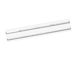 Organisationstreifen, 315x16,5 mm, Beutel mit 100 Streifen - Weiß