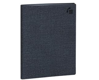 Carnet d'adresses Tailor 15 x 21 cm - Couleurs assorties