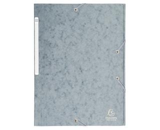 Folder 3 Flap Elastic A4 Max Cap L - Grey
