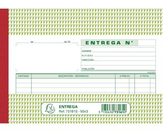 Talonarios anónimos - Entregas - Castellano