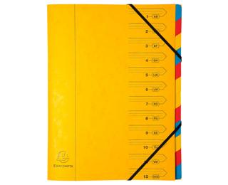 File Europa Multi File A4 355g 12P - Yellow