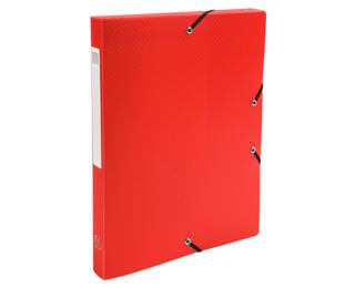 Klasseerdoos PP 7/10de Rug 25mm - A4 - Rood