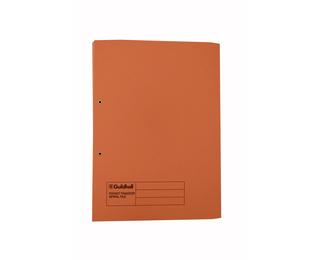Guildhall Pocket Transfer Spiral File (315gsm) - Orange
