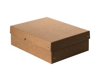 PURE Box Nature DIN A4, Füllhöhe 100 mm braun 
