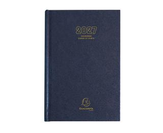 Agenda de bureau Couronne Euro et cents 11 x 17 cm Journalier Janvier à Décembre 2027 - Couleurs assorties