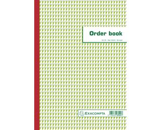 Orderbook gelijnd 29,7x21cm 50 blad doorschrijfpapier tripli